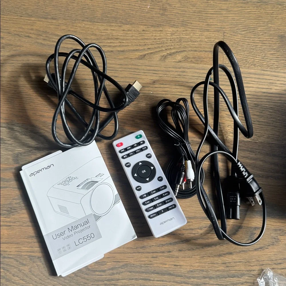 Apeman LC550 LCD Video Projector with remote 1280x720 p resolution